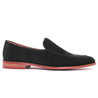 Carlos By Carlos Santana Men's Black Prince Velvet Loafers - men's loafer - detail view
