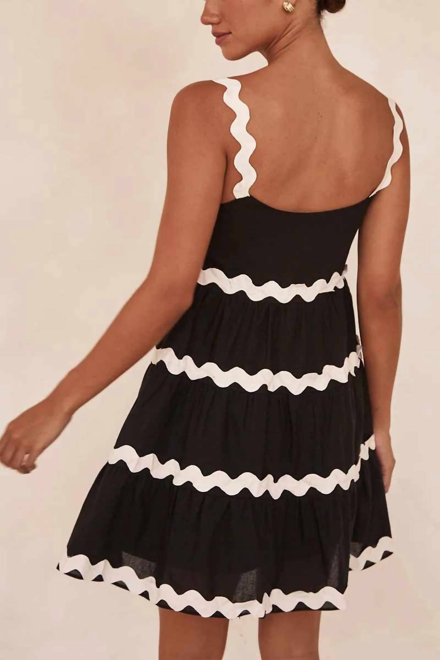 Mayah Overseas - Ric Rac Mini Dress