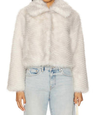 Loveshackfancy - Orlen Faux Fur Jacket