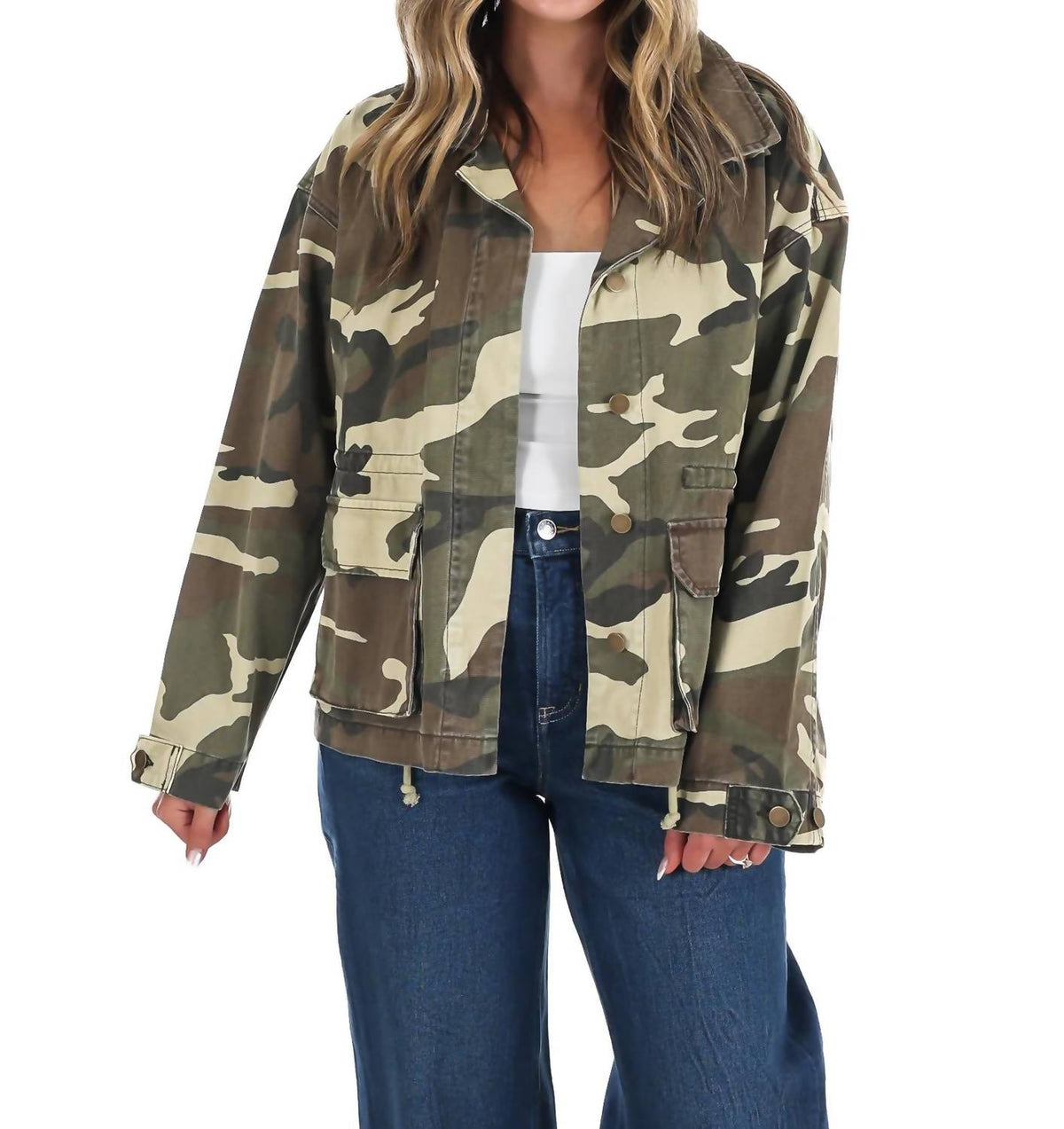 Miou Muse - Forest Fade Camo Jacket