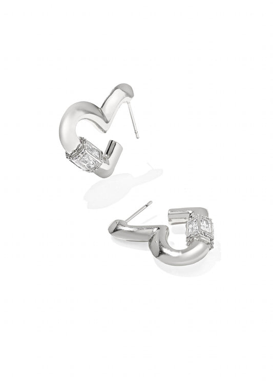 Kendra Scott - Women's Emery Heart Hoop Earrings
