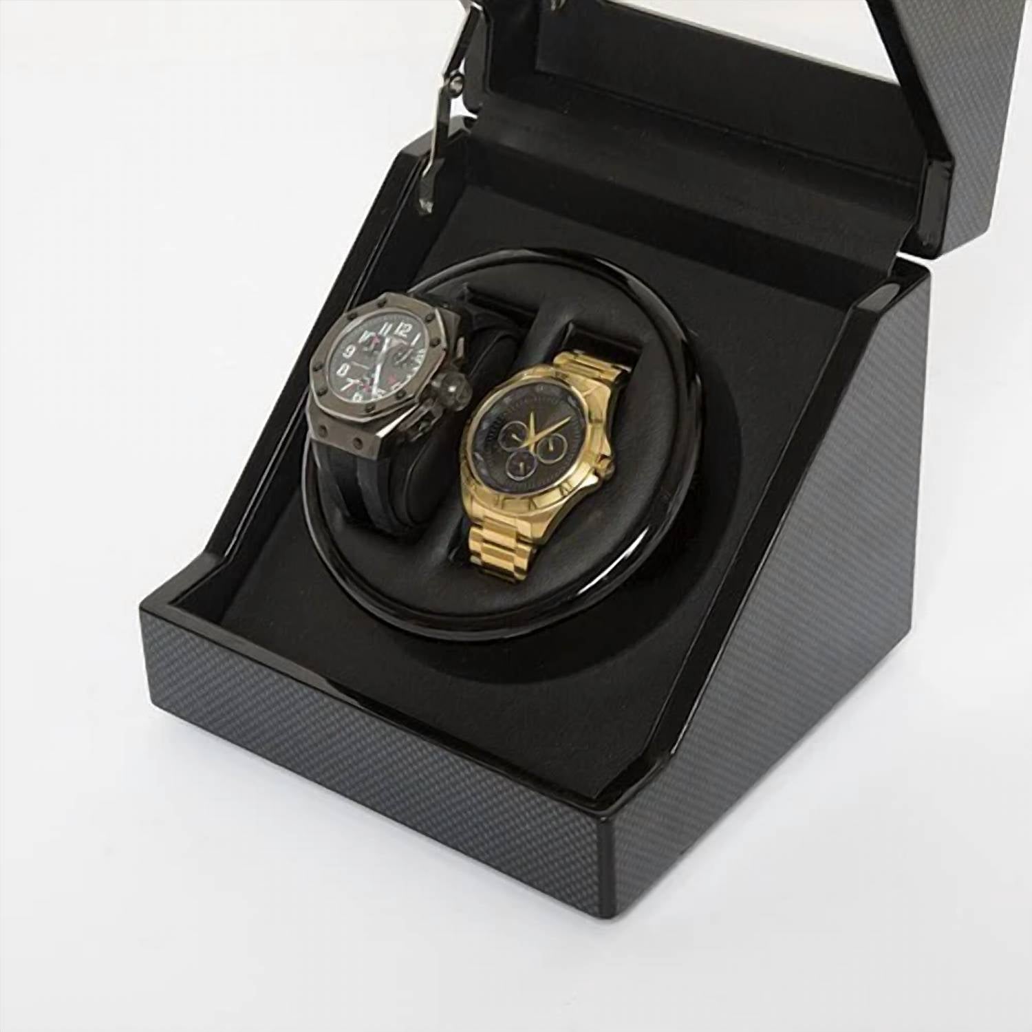 Brouk & Co. Carbon Fiber Watch Winder in black - men's accessory