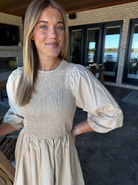 In The Beginning - Arron Smocked Dress