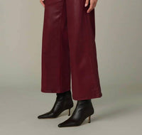 Joe'S Jeans - Mia Wide Leg Ankle Coated Pants