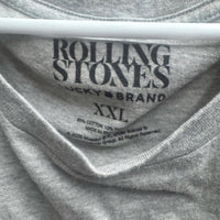 LUCKY BRAND Graphic Short Sleeve Tee in gray - women's t-shirt - detail view