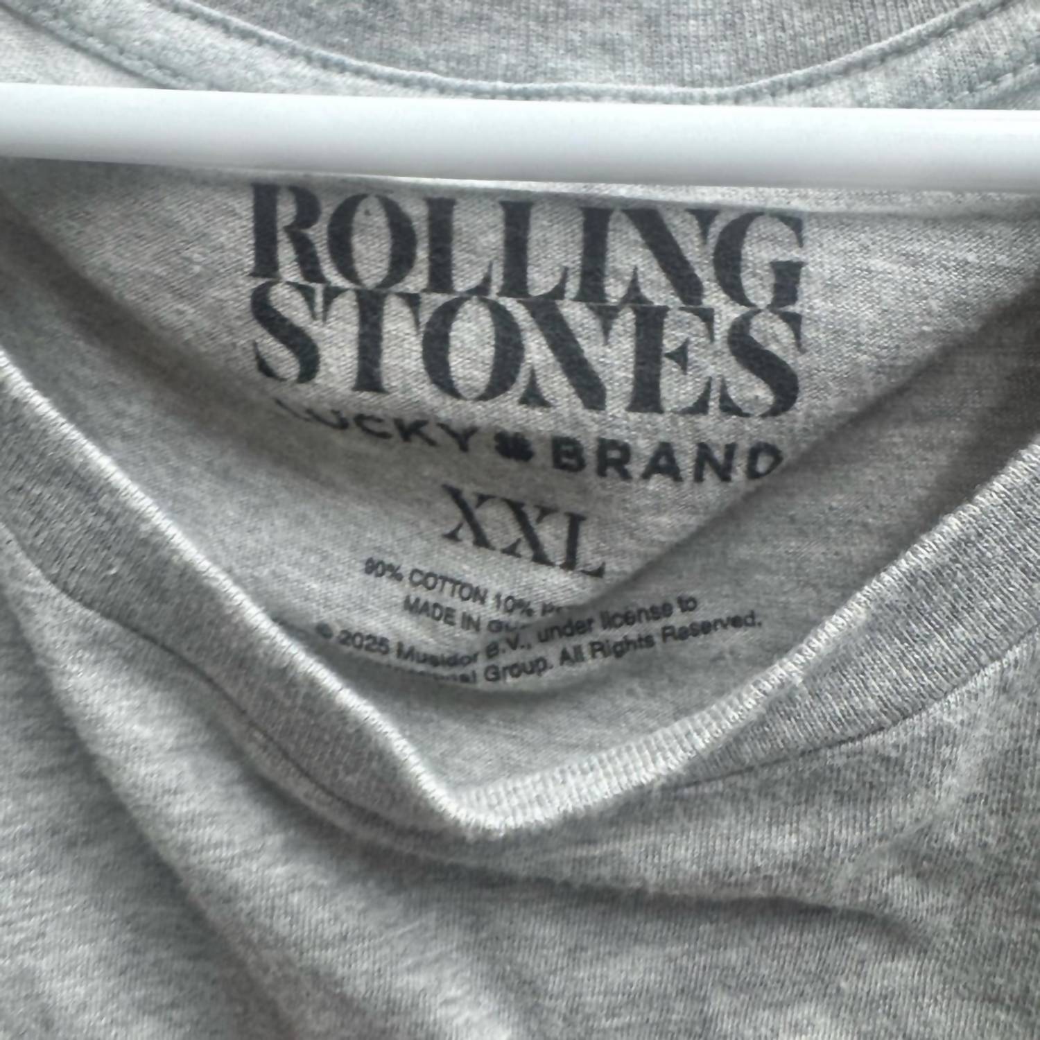LUCKY BRAND Graphic Short Sleeve Tee in gray - women's t-shirt - detail view