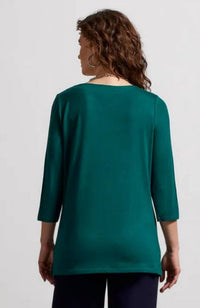 Soft French Terry Boat Neck Top