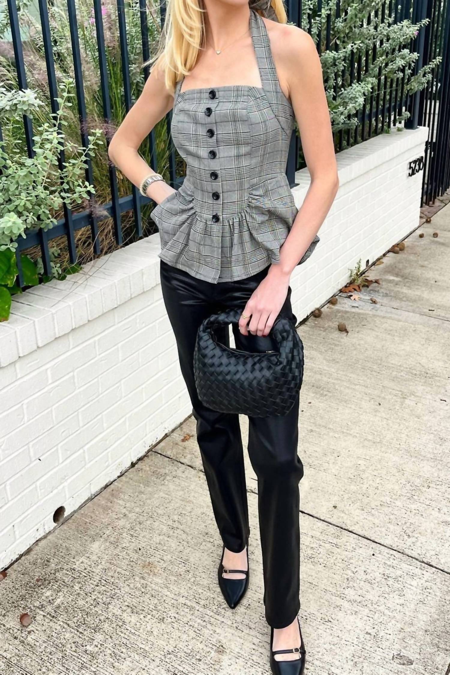 Free People - Anastasia Plaid Top