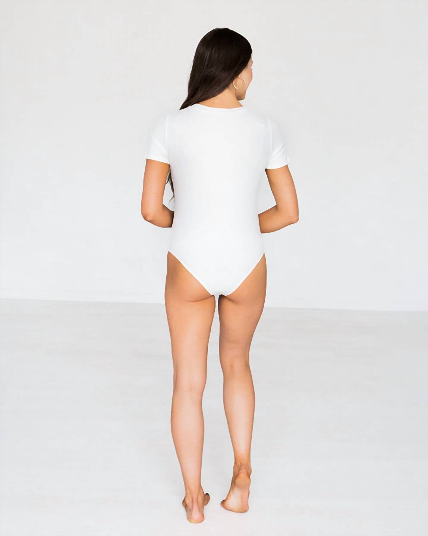 Grace And Lace - Ribbed Henley Bodysuit