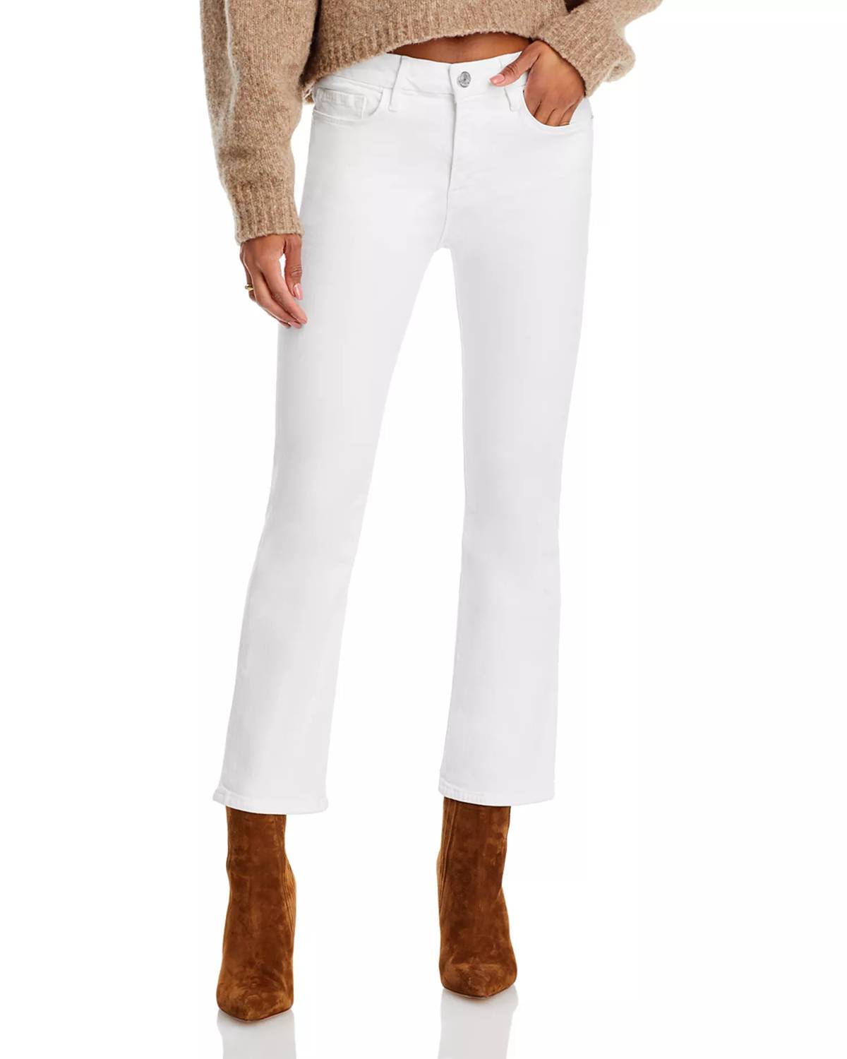 Frame - Le Crop Mini Boot Mid-rise Jeans
