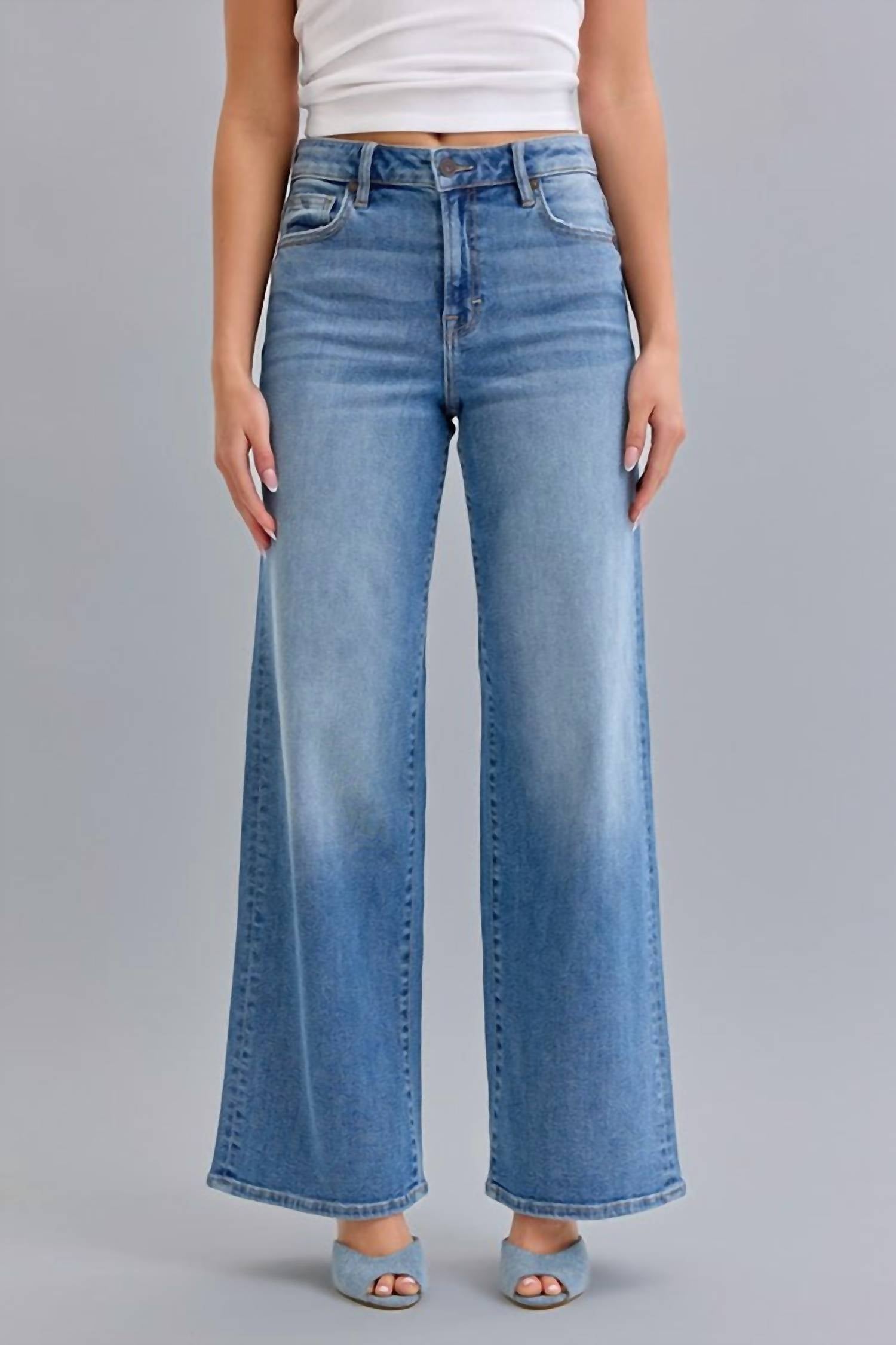 Hidden - Nori High Rise Wide Leg Jeans