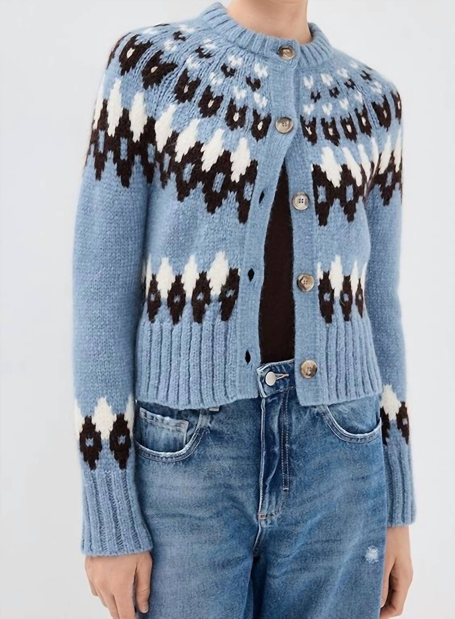 Veronica Beard - Christina Fair Isle Cardigan
