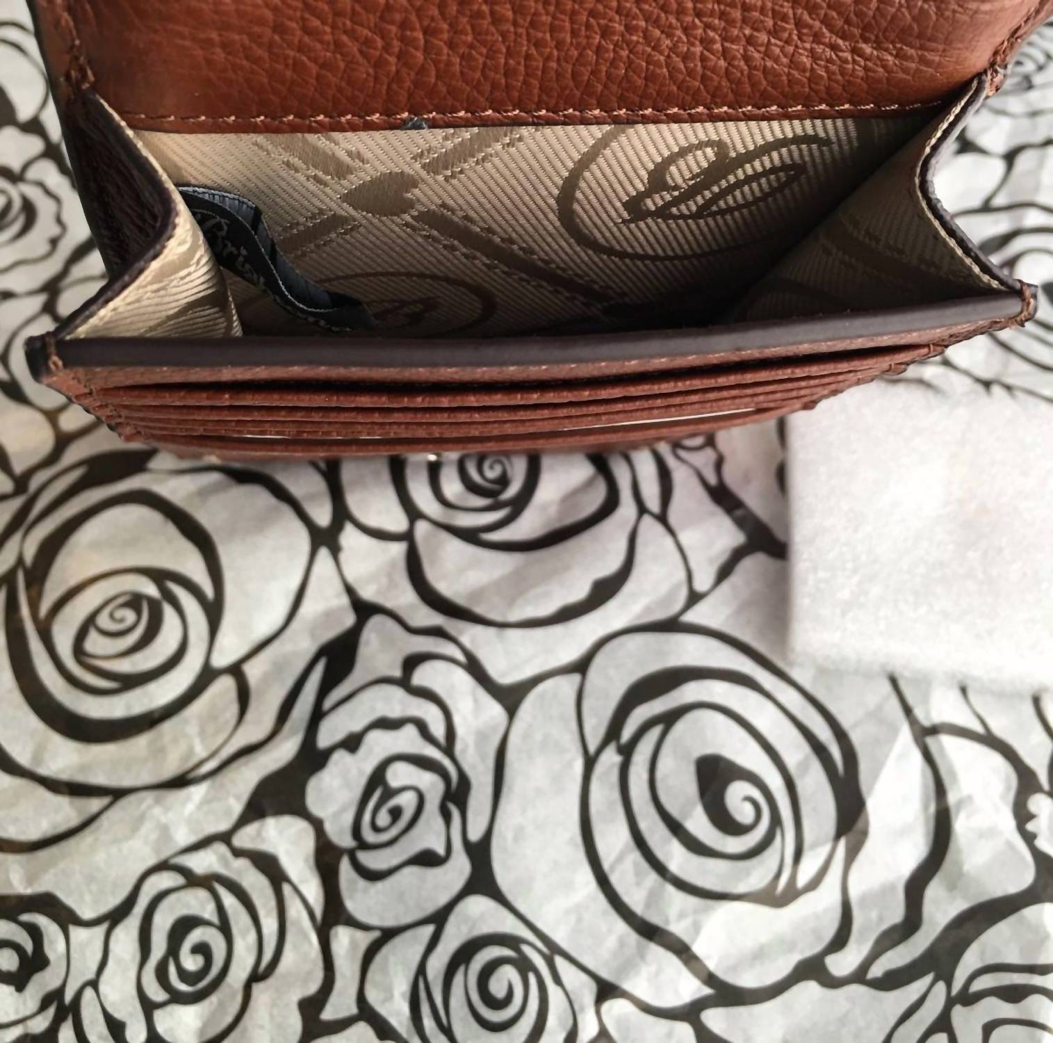 Brighton - Bourbon Dakota Stripes Phone Organizer Bag