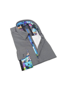 Eight X - Checkered Long Sleeve Shirt With Colorful Trim