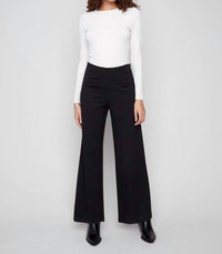 Charlie B - Pull-on Ponte Wide Leg Pants