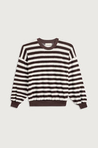 Suzie Kondi - Sifnos Striped Terry Sweatshirt