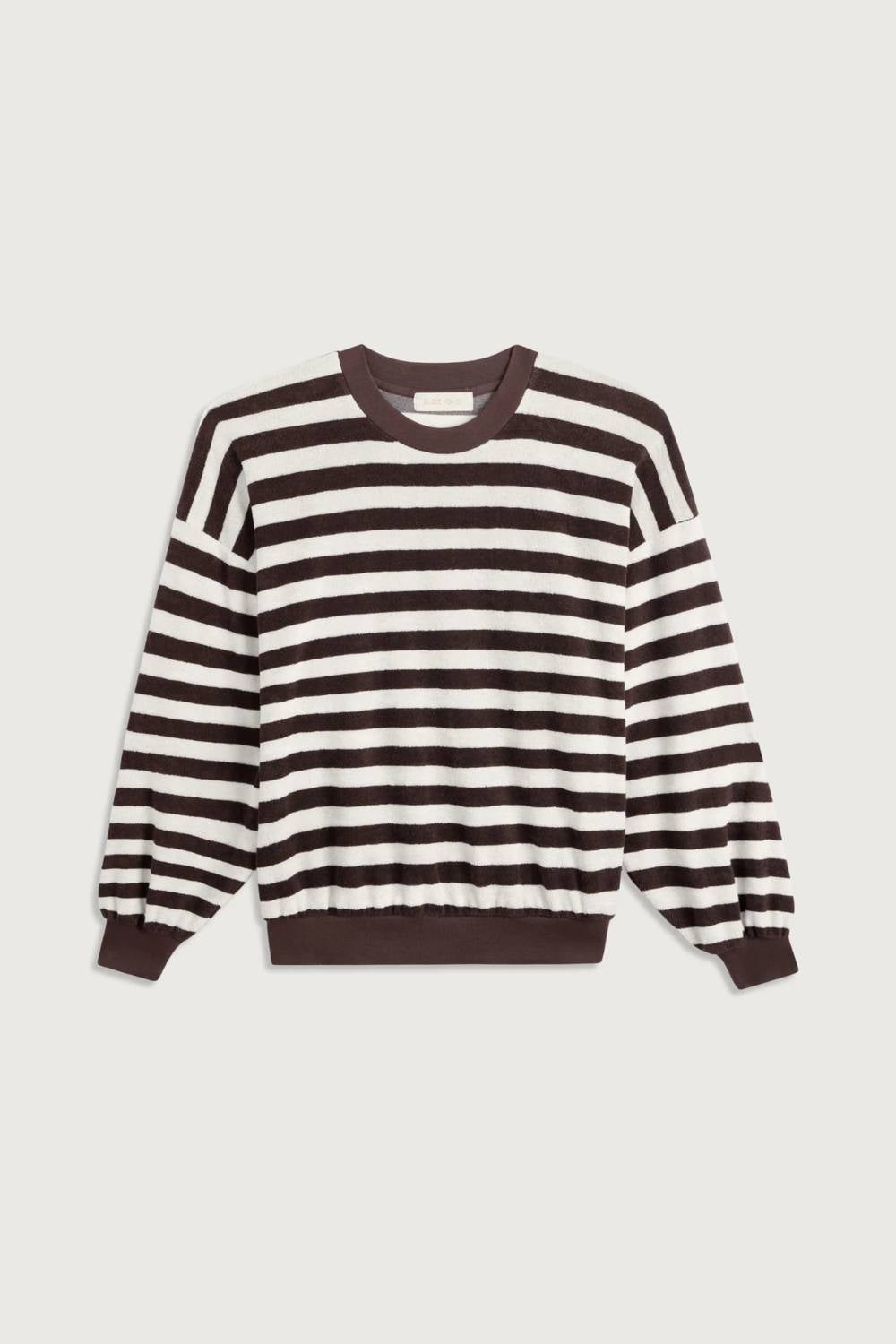 Suzie Kondi - Sifnos Striped Terry Sweatshirt