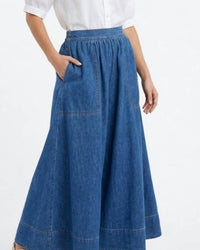 Miou Muse - Savannah Denim Maxi Skirt