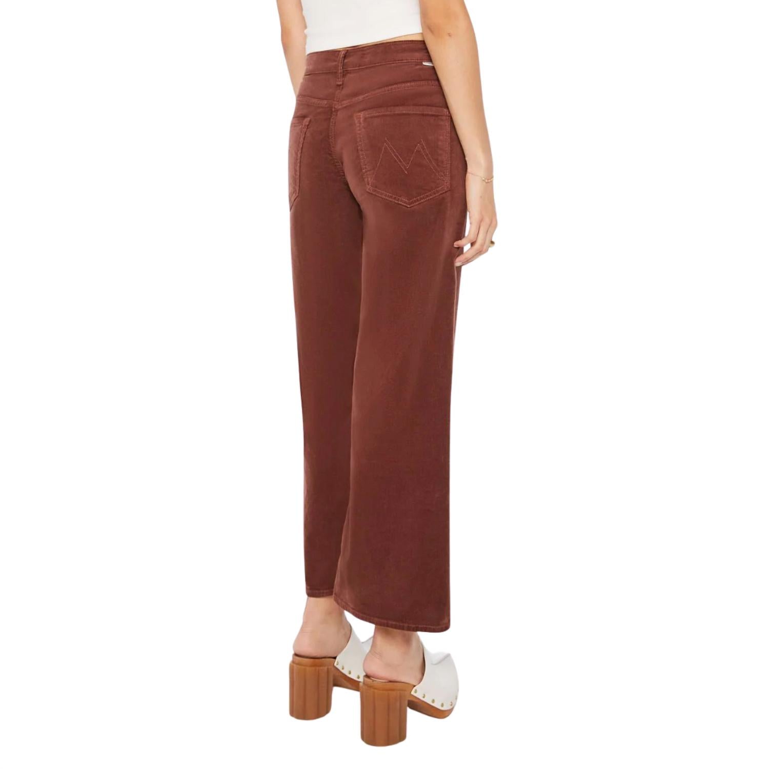 Mother Maven Ankle Corduroy Pants in aztec - women's pants - detail view
