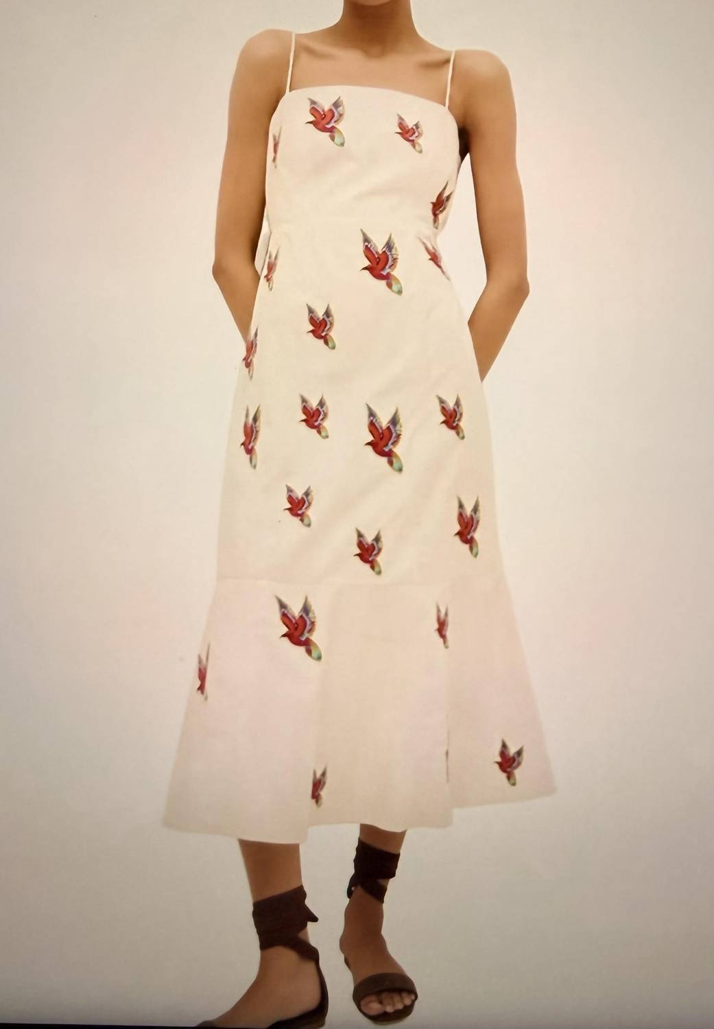 Marie Oliver Birdie Dress in flock - women's dress