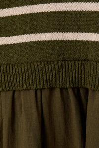 Le Lis - Benson Striped Knit Combo Dress