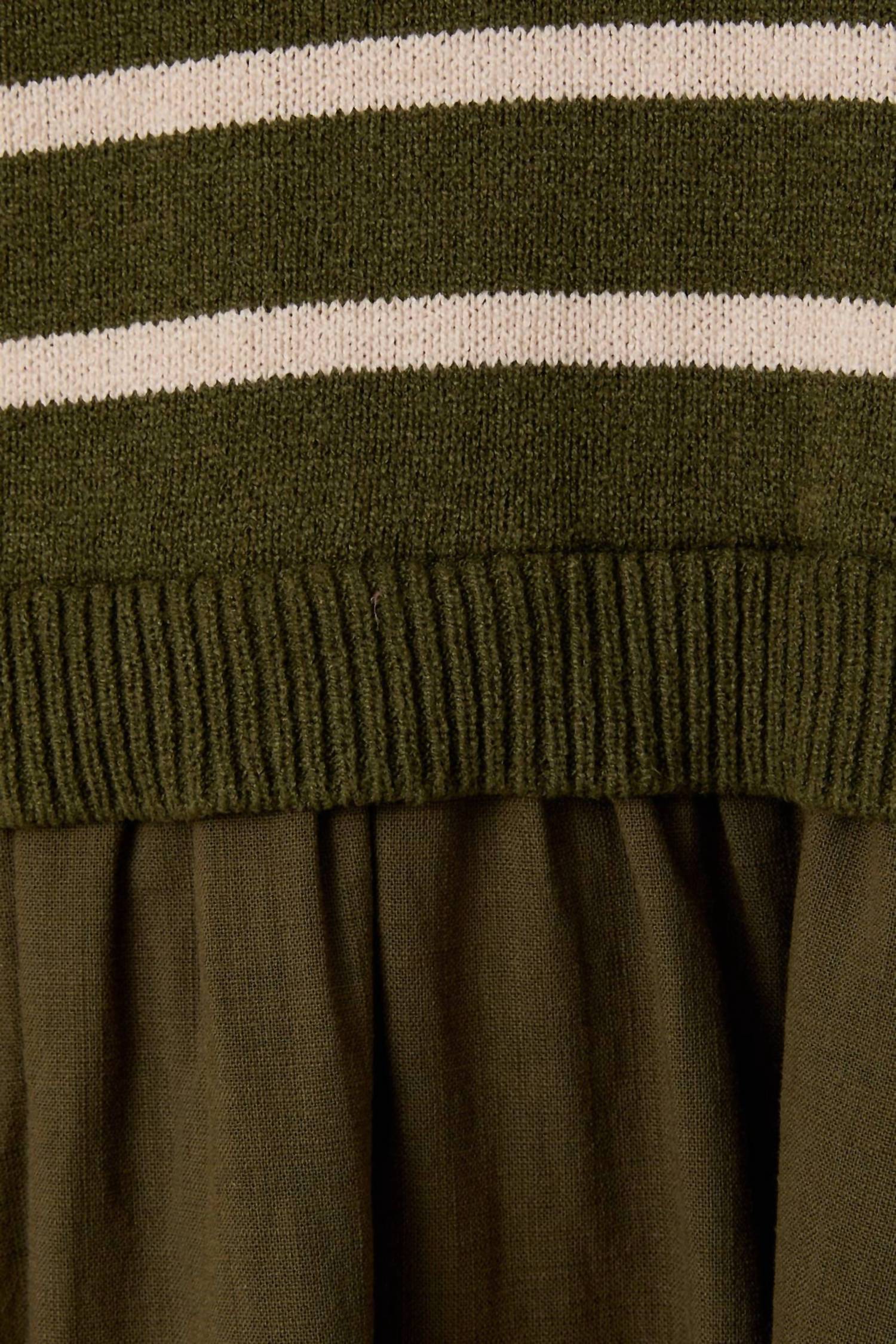 Le Lis - Benson Striped Knit Combo Dress