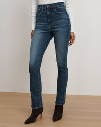 Veronica Beard - Lydia High Rise Slim Jeans