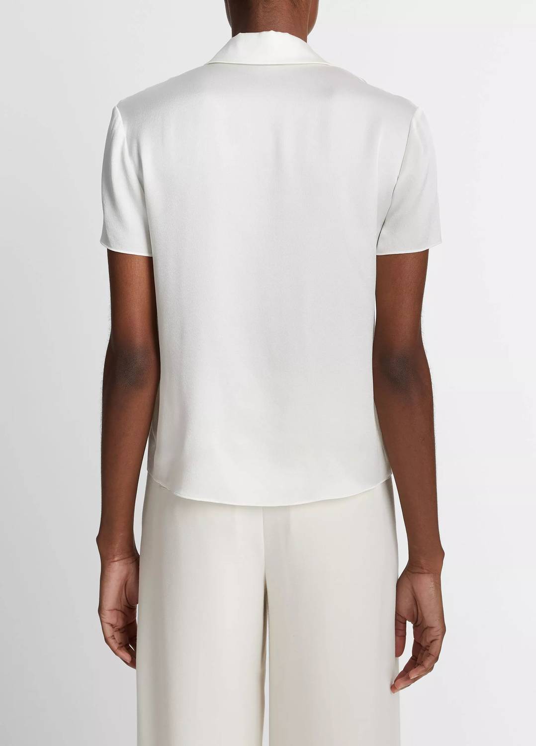 Vince - Women's Short Sleeve Button Polo Shirt