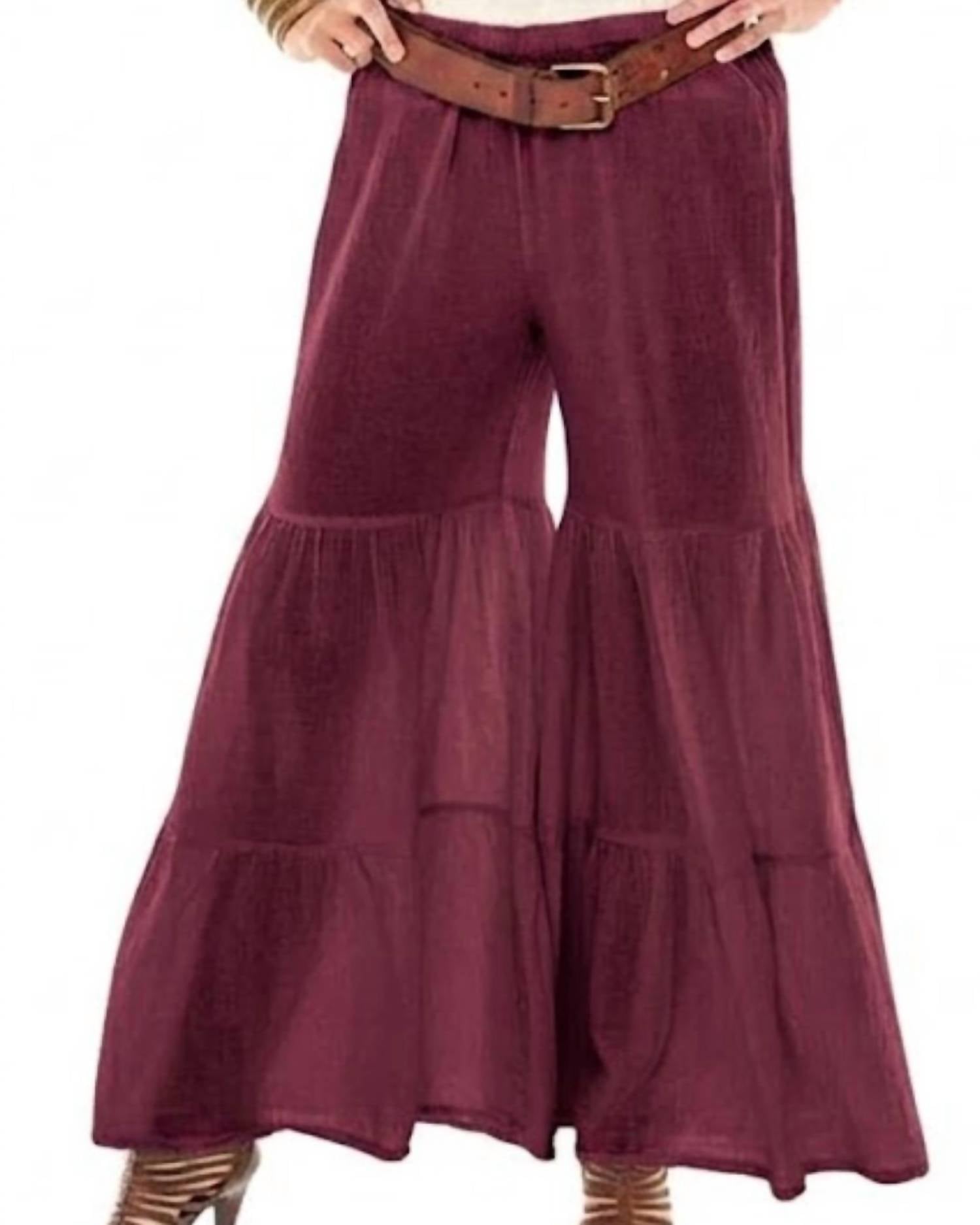 Oh My Gauze! - Aloha Wide Flared Pants