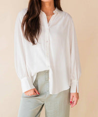 Sage The Label - Stillness Yoked Splitcuff Button Down Shirt