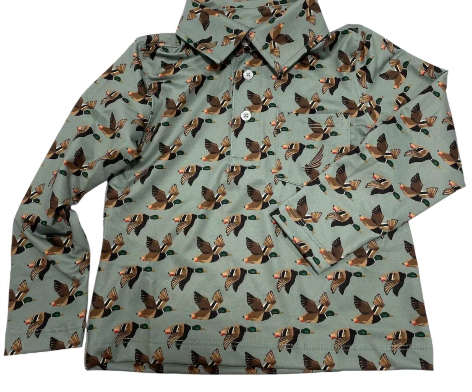 Coolybri - Kids Long Sleeve Performance Polo