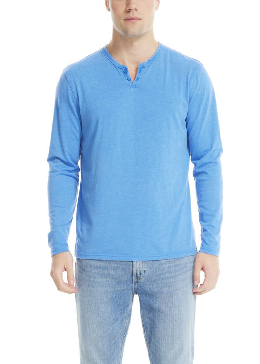 Lucky Brand - Men's Venice Burnout Notch Neck Tee Top