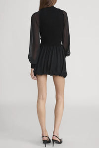 Frame - Sheer Sleeve Dress