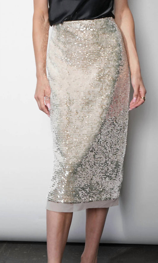 Greylin - Gianna Sequin Midi Skirt