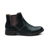 Aetrex Women's Kaylee Arch Support Chelsea Boots in dark green - women's shoe - detail view