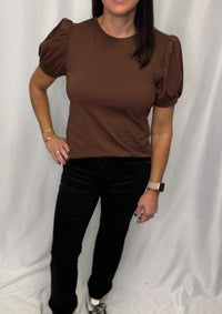 Be Cool - Cotton Jersey Puff Sleeve T-shirts