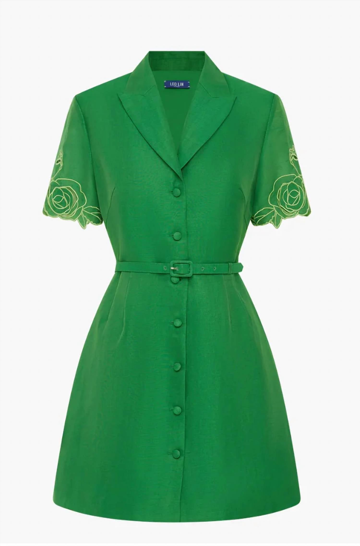 Leo Lin - Brigitte Applique Mini Dress