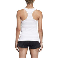 adidas Women's Team 19 Pull-on Tank Top in white - women's tank top - detail view
