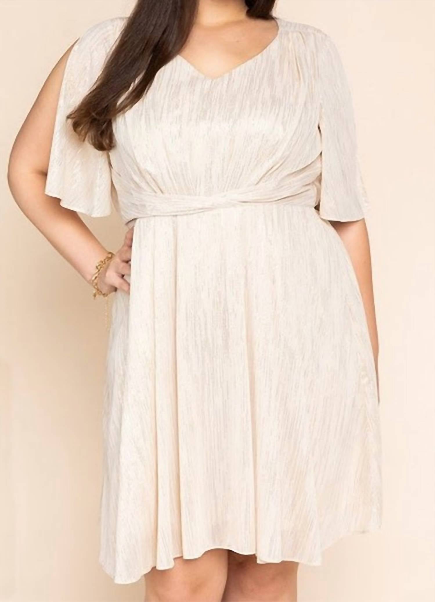 Gilli - Metallic Dress - Plus