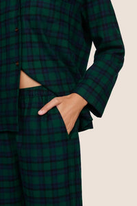 Eberjey - Flannel Long Pajama Set