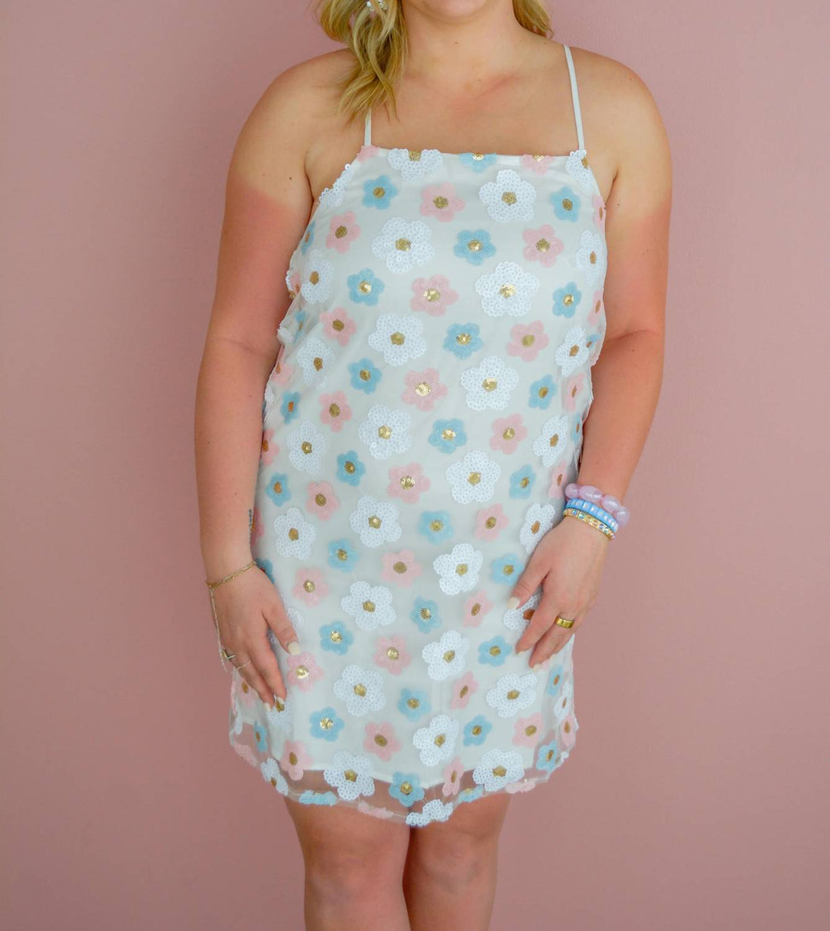 Storia - Confetti Bloom Sequin Dress