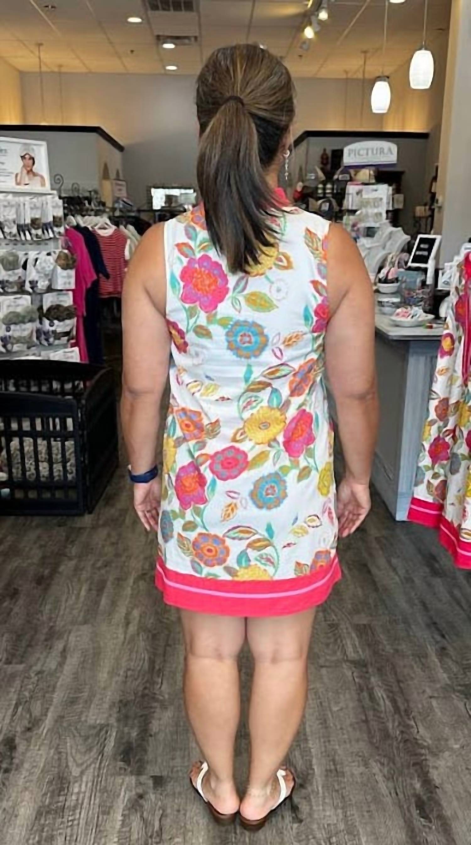 Thml - Sleeveless Floral Print Mini Dress
