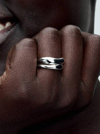 Pandora - Organically Shaped Stacking Rings 8.5