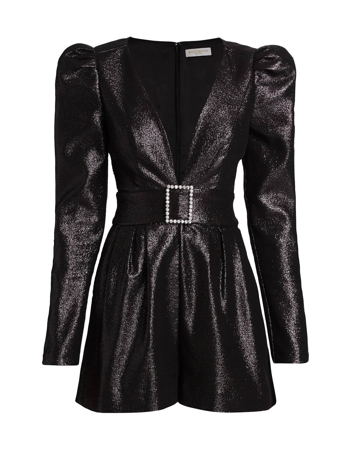 Ramy Brook - Brooke Metallic Belted Romper