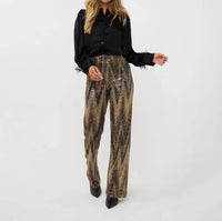 Esqualo - Briet Basic Satin Feathers Blouse