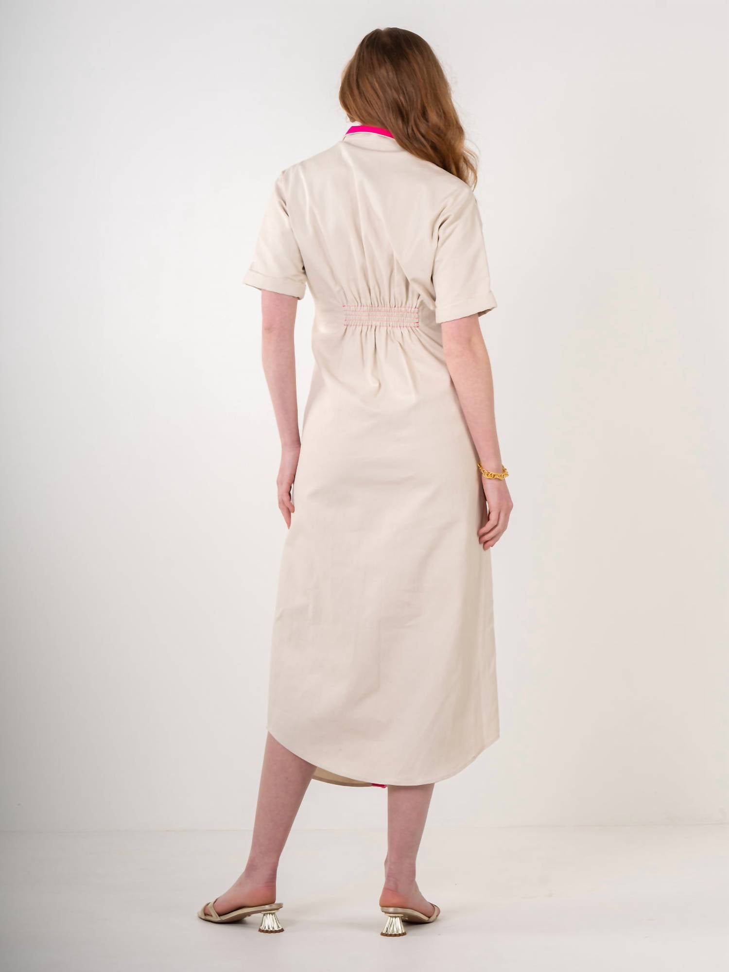 Emily Mccarthy - Georgia Short Dolman Sleeves Dress