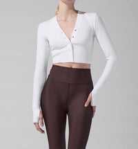Heroine Sport - Henley Rib Cardigan