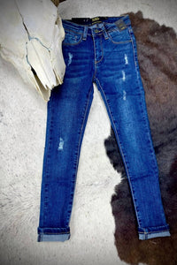 Lucky & Blessed - Girl's Mid Rise Skinny Jeans
