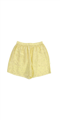 6397 Embroidered Dot Boxer Short in chamomile - women's shorts - view 7