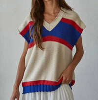 By Together - Women's Philly Baby Stripe Vest